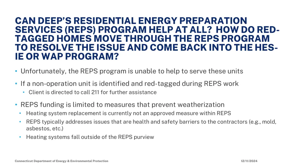 can deep s residential energy preparation