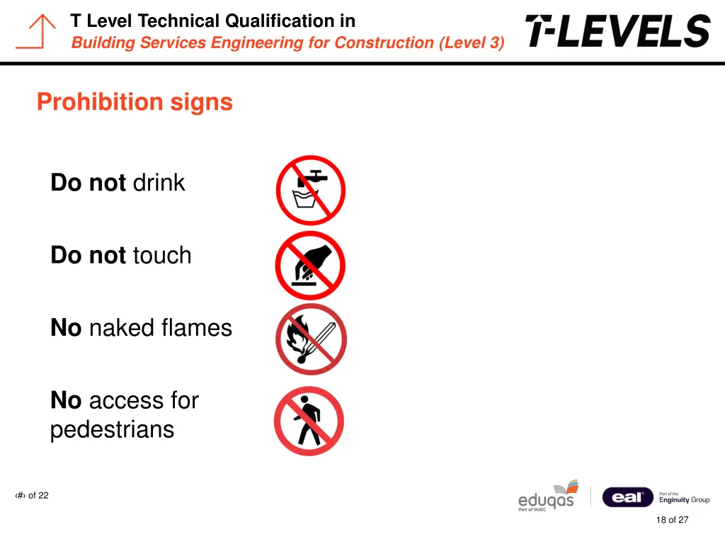 t level technical qualification in building 17