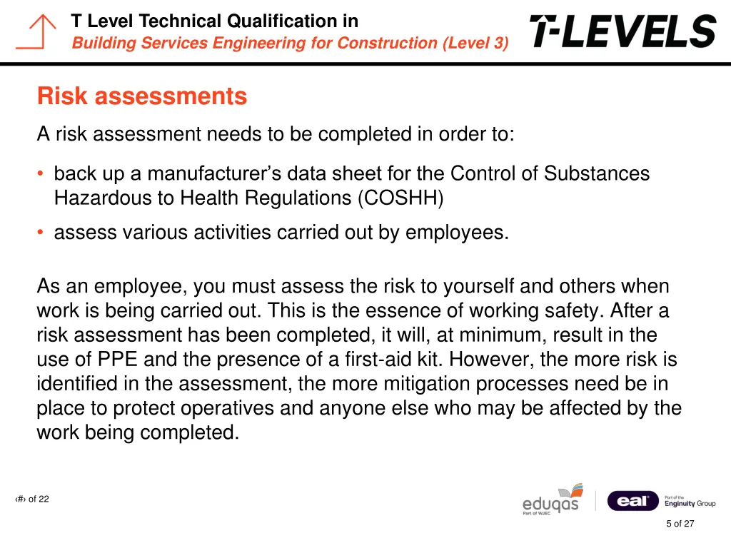 t level technical qualification in building 4