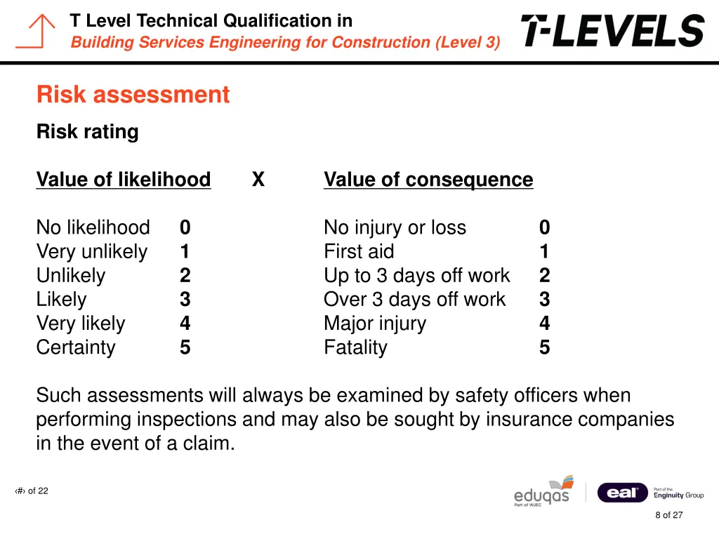 t level technical qualification in building 7