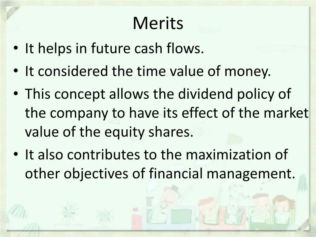 merits