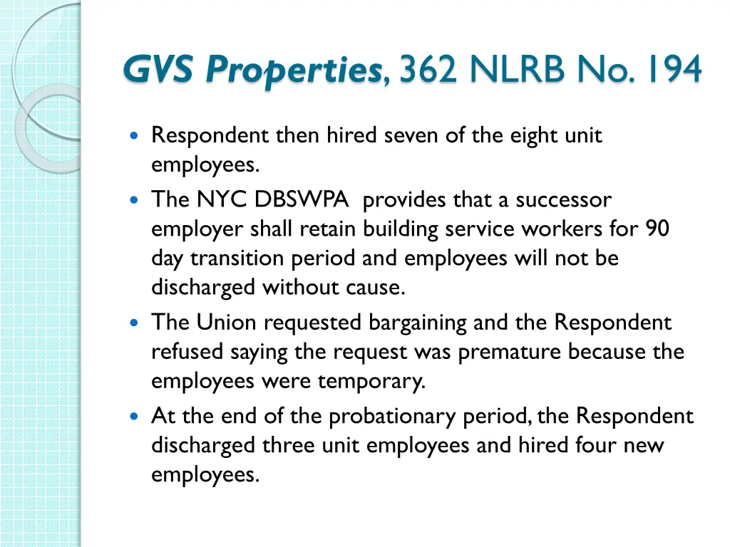 gvs properties 362 nlrb no 194 2