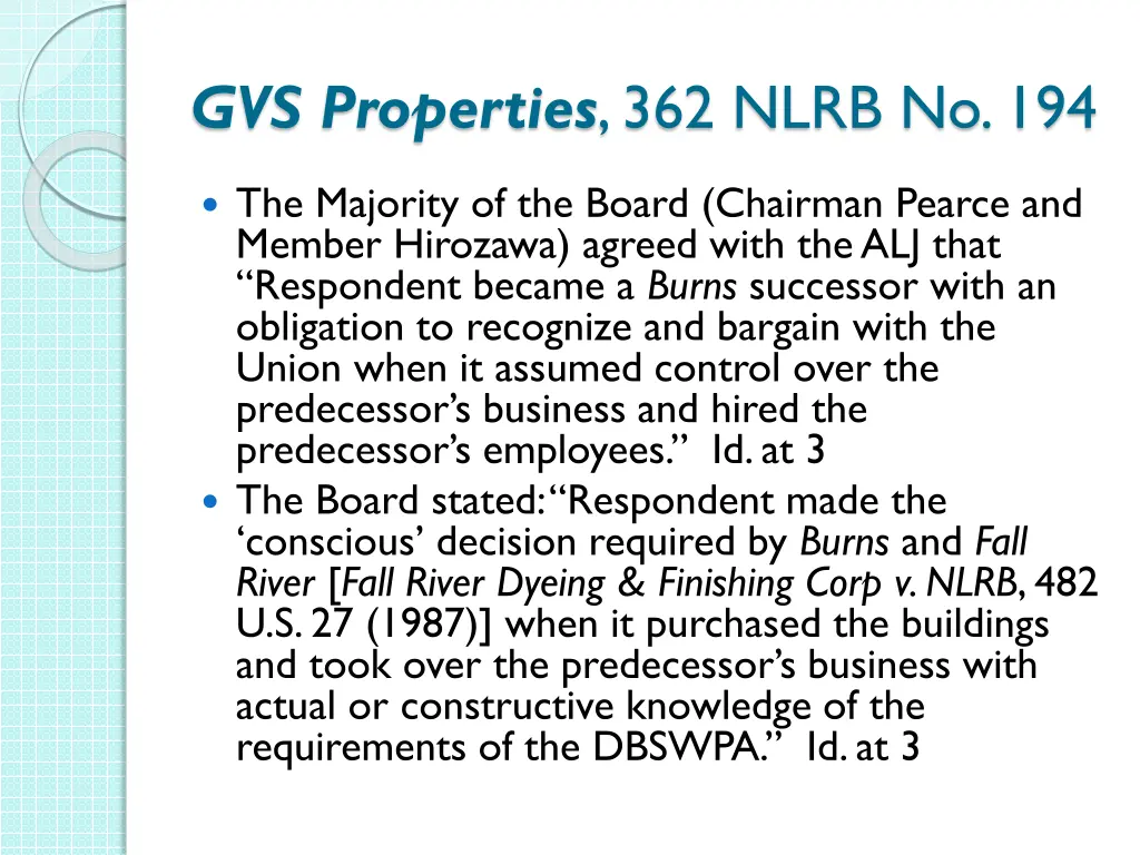 gvs properties 362 nlrb no 194 3