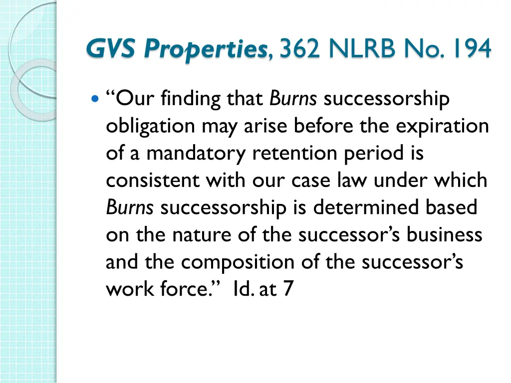 gvs properties 362 nlrb no 194 5
