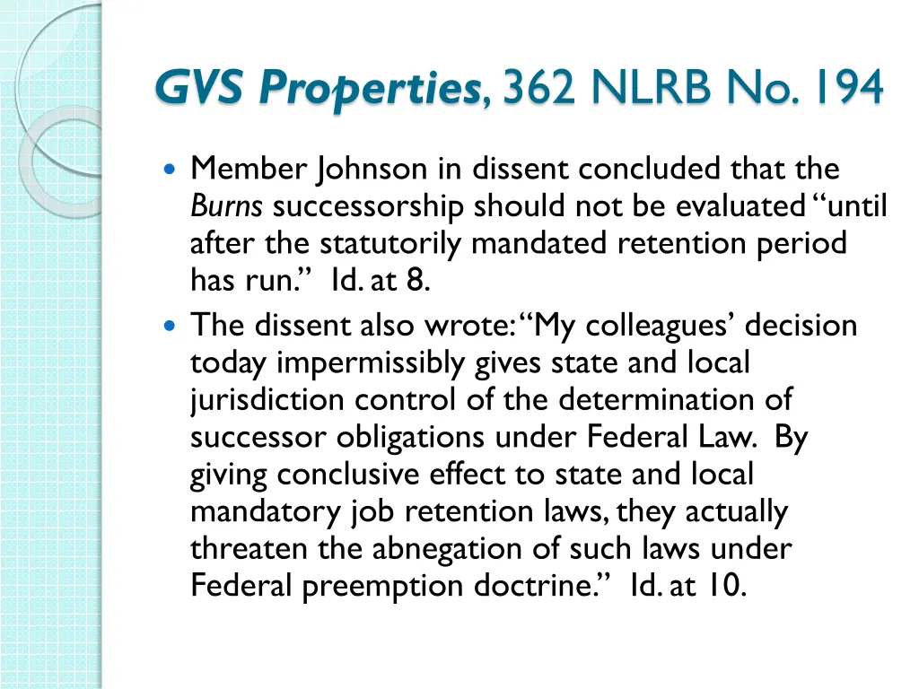 gvs properties 362 nlrb no 194 6