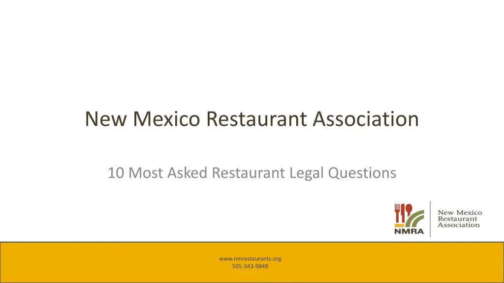 new mexico restaurant association