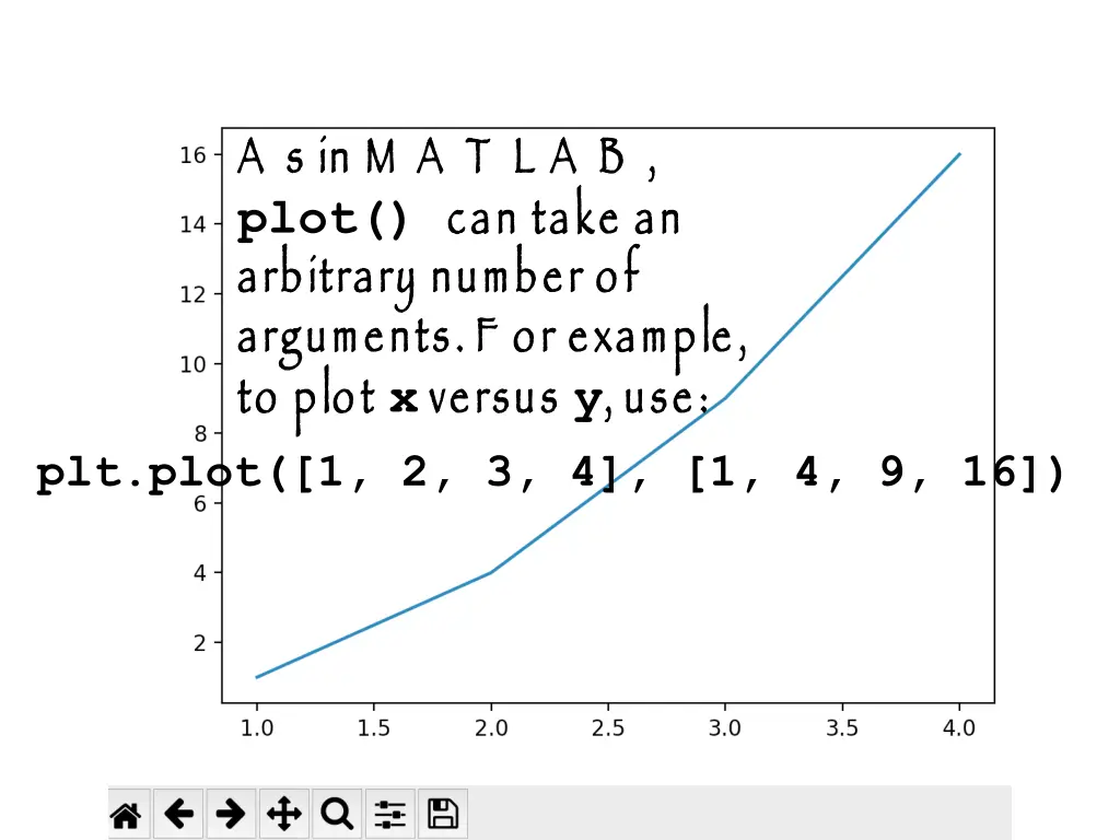 a s in m a t l a b plot can take an arbitrary