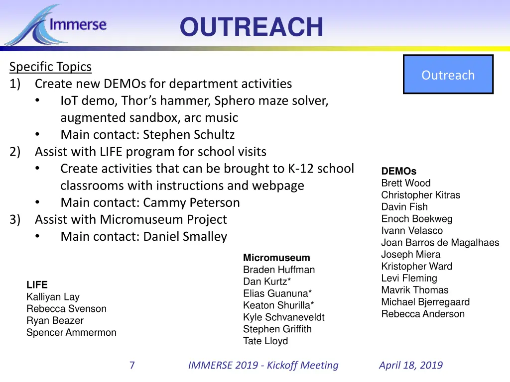 outreach