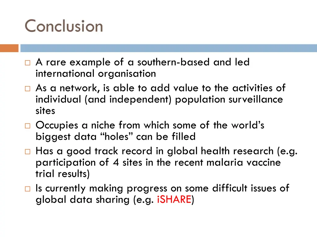 conclusion