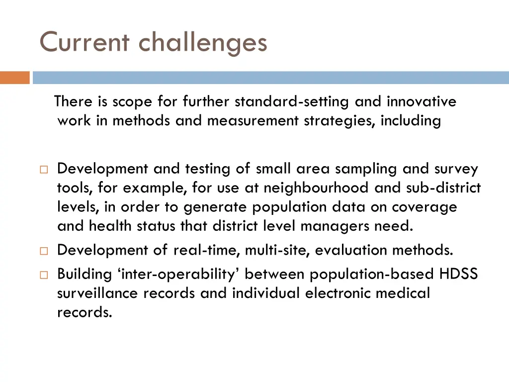 current challenges 1