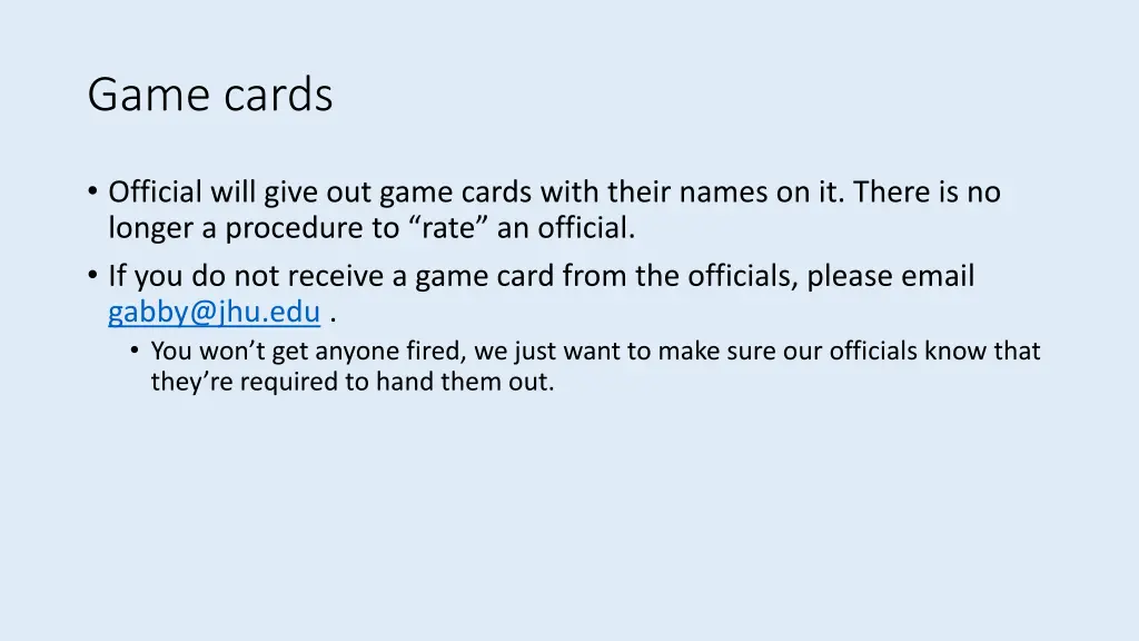 game cards