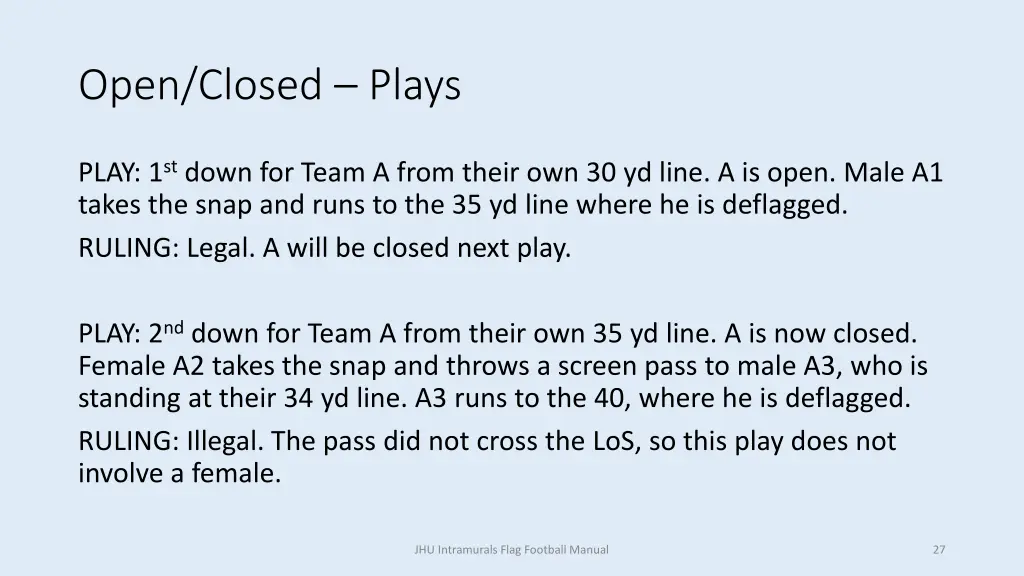 open closed plays