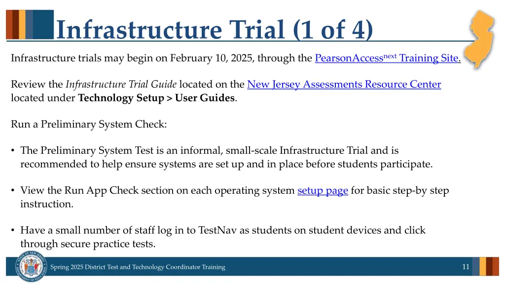 infrastructure trial 1 of 4