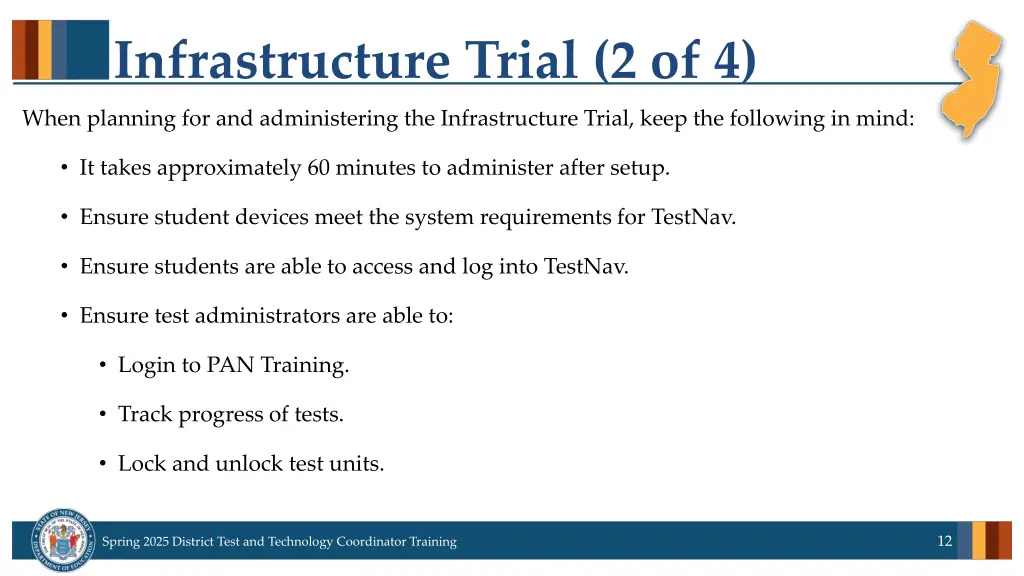 infrastructure trial 2 of 4