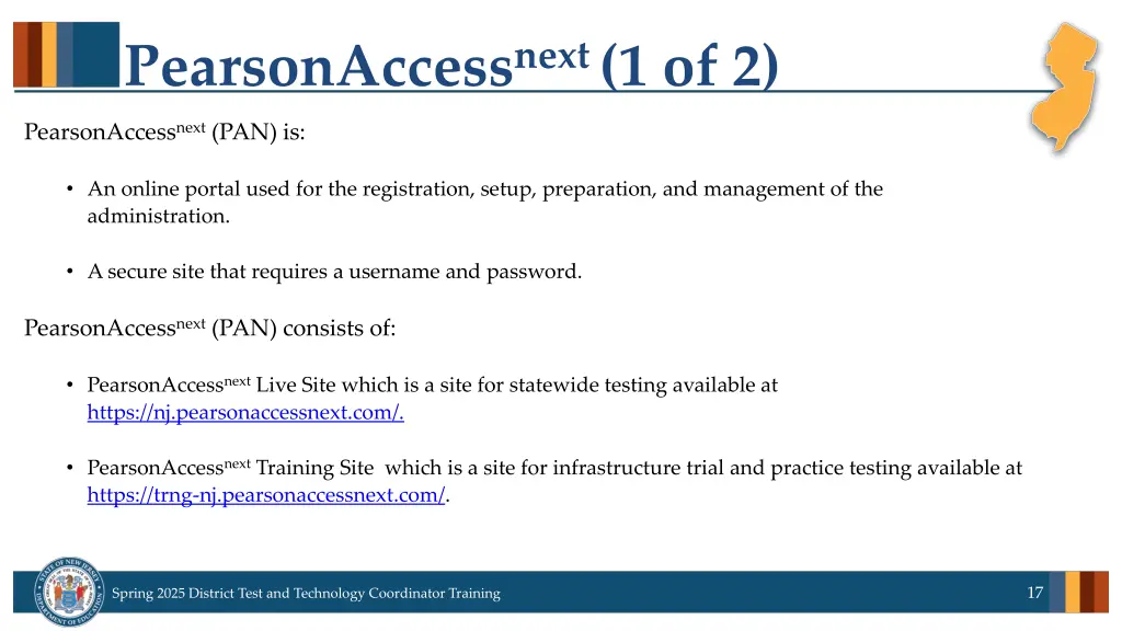 pearsonaccess next 1 of 2