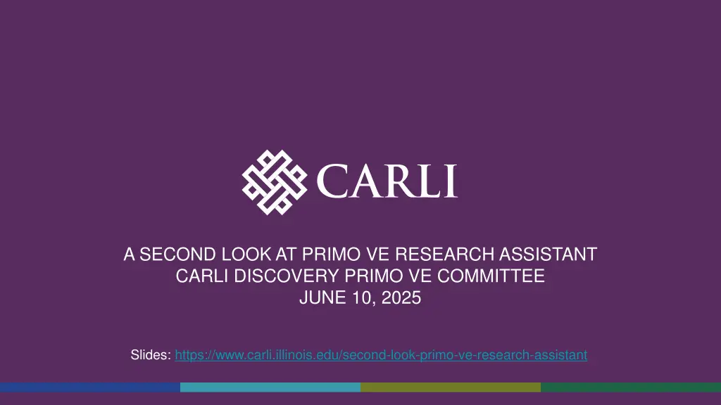a second look at primo ve research assistant