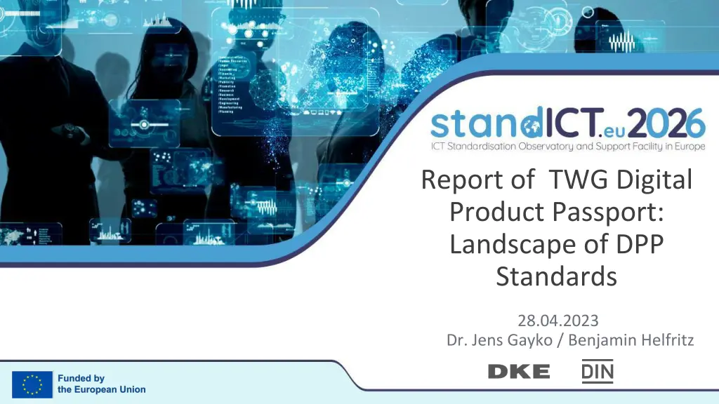 report of twg digital product passport landscape