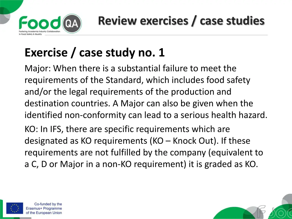 review exercises case studies 1