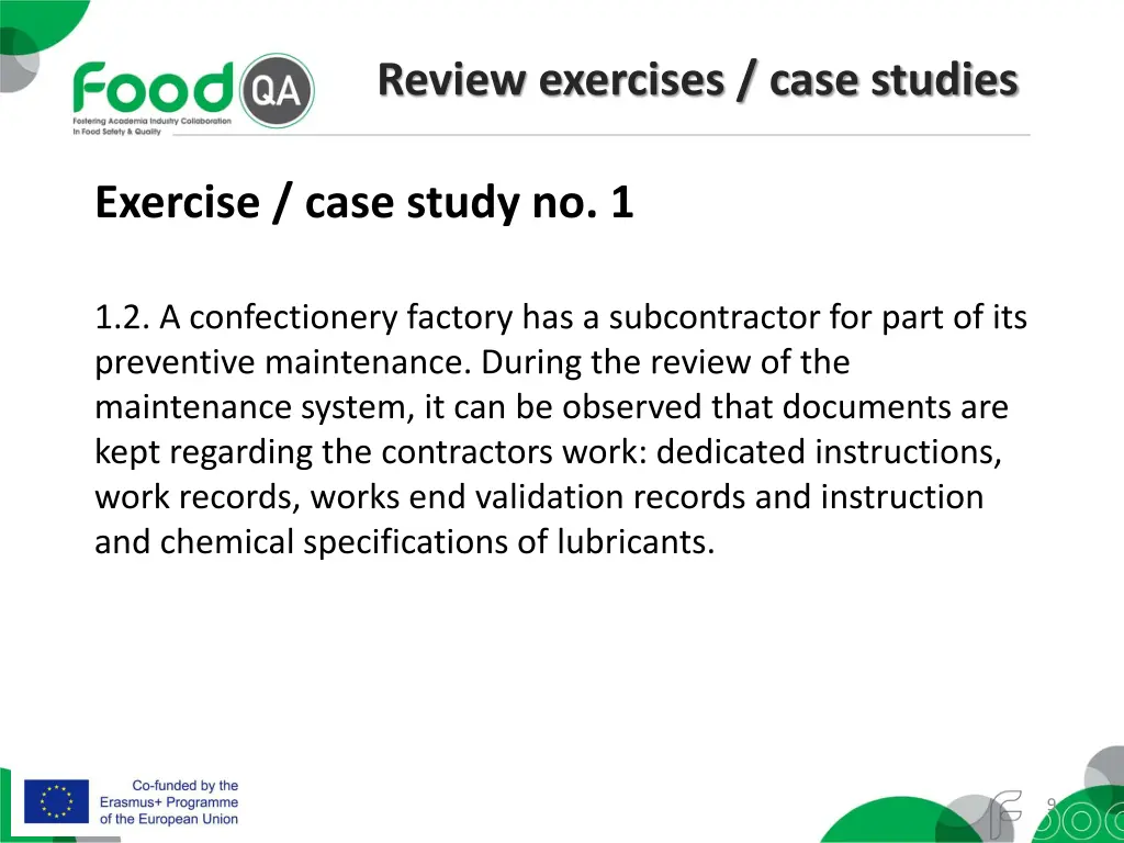 review exercises case studies 4