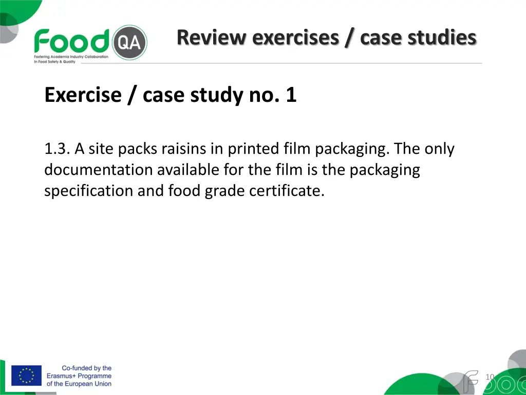 review exercises case studies 5