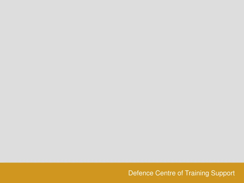 defence centre of training support