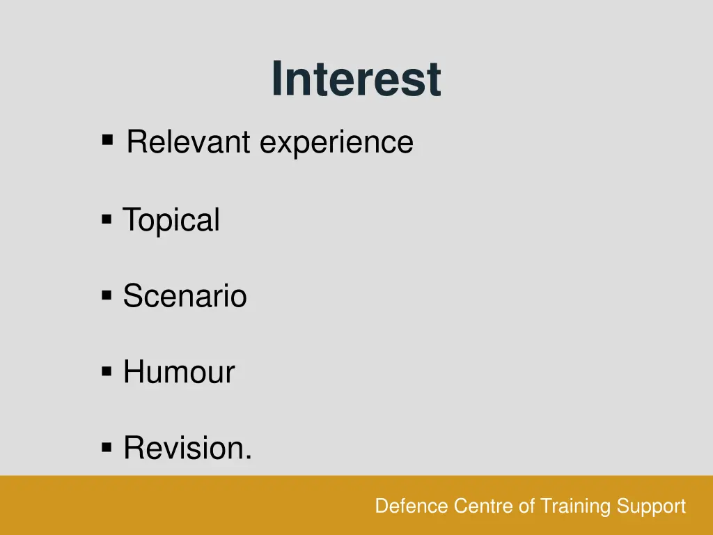 interest
