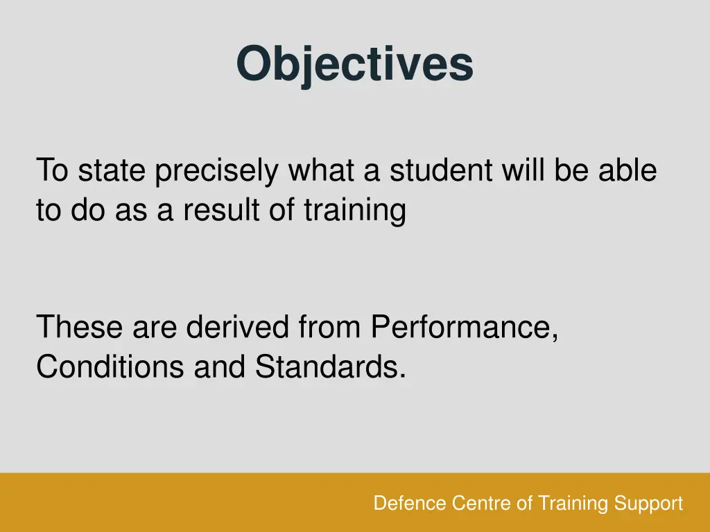 objectives 1