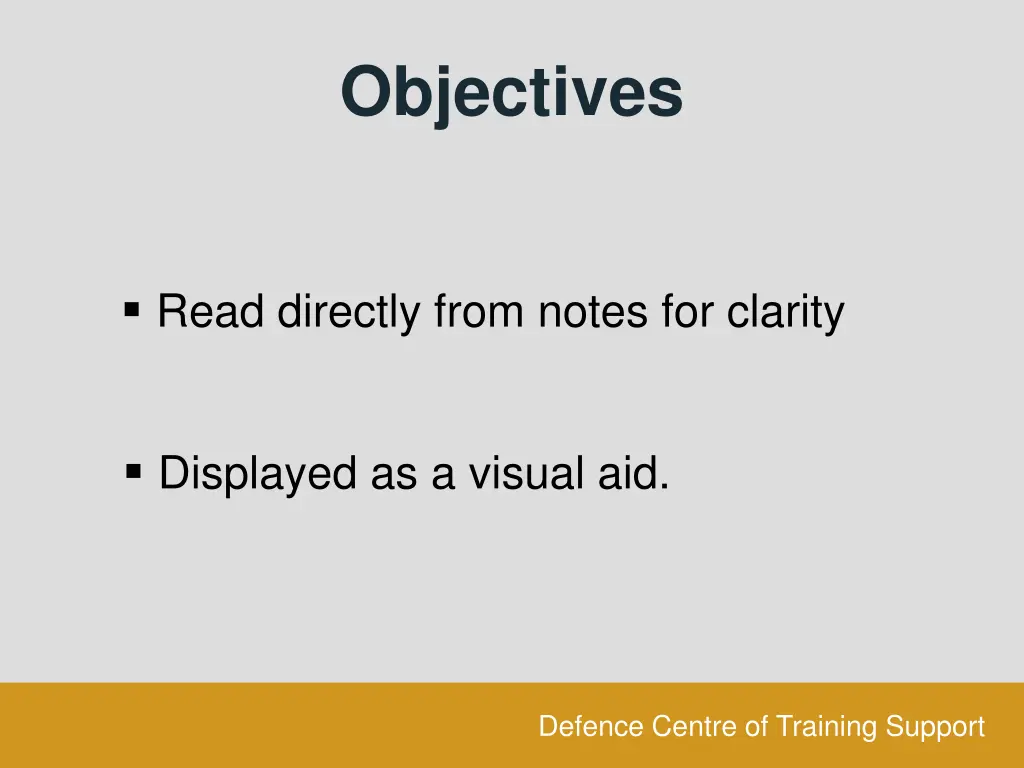 objectives 2