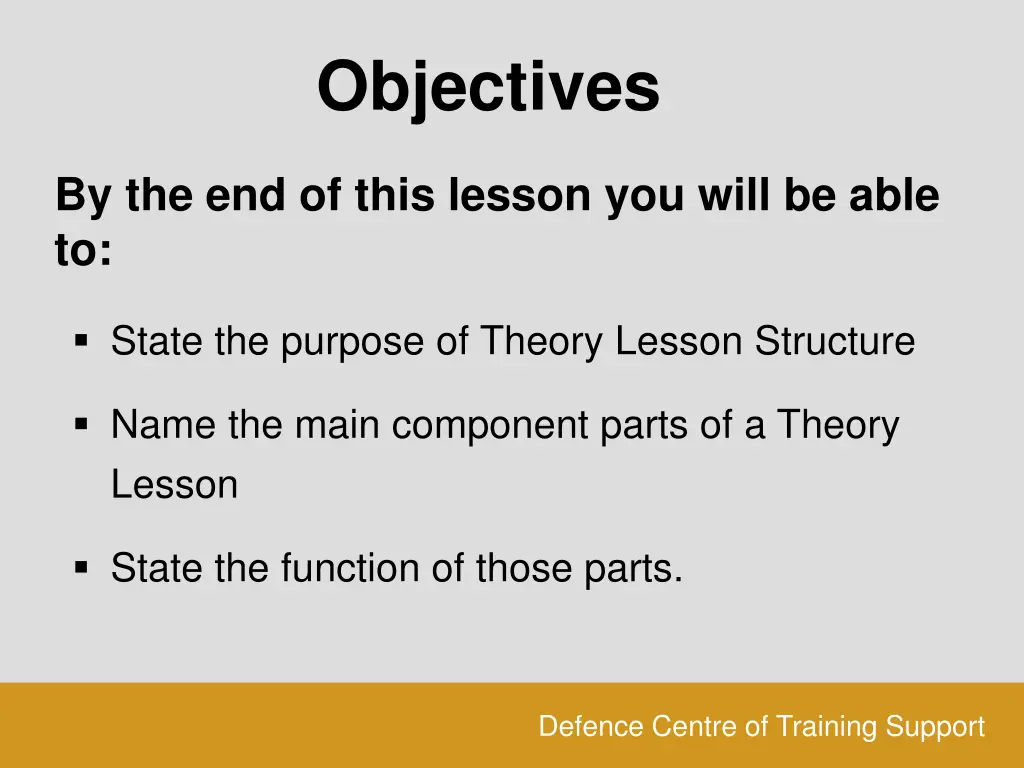 objectives 3