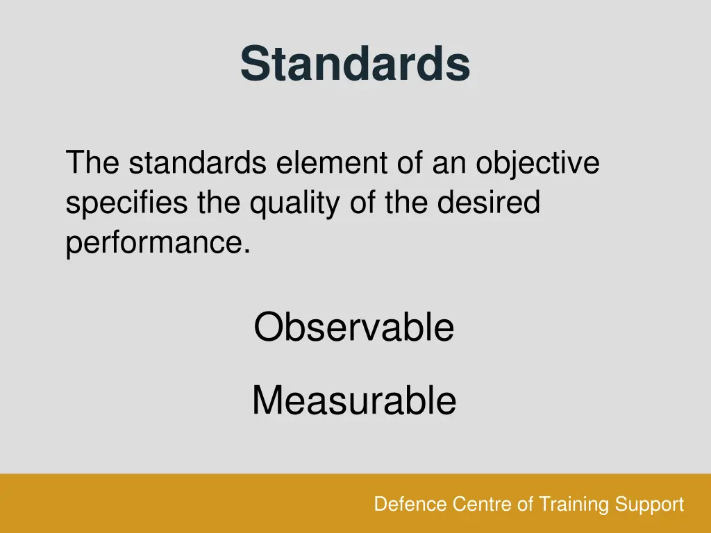 standards