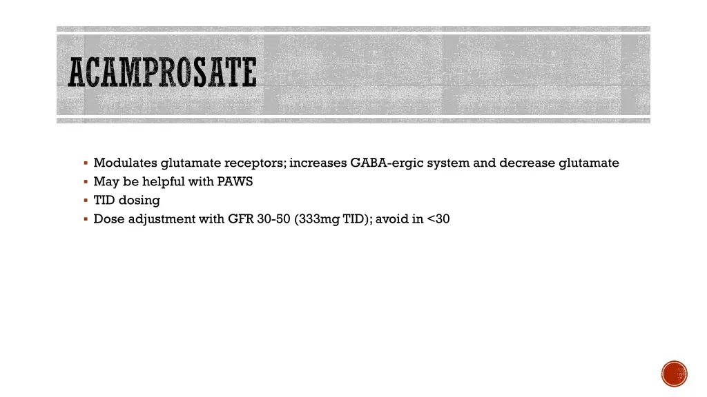 acamprosate