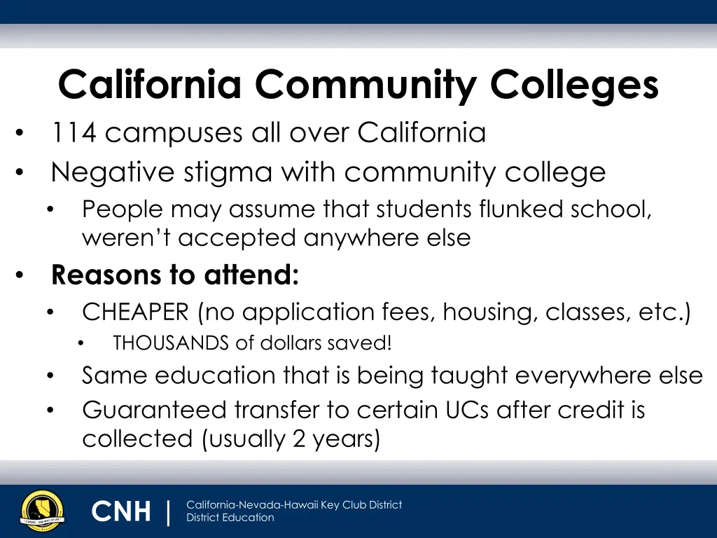 california community colleges