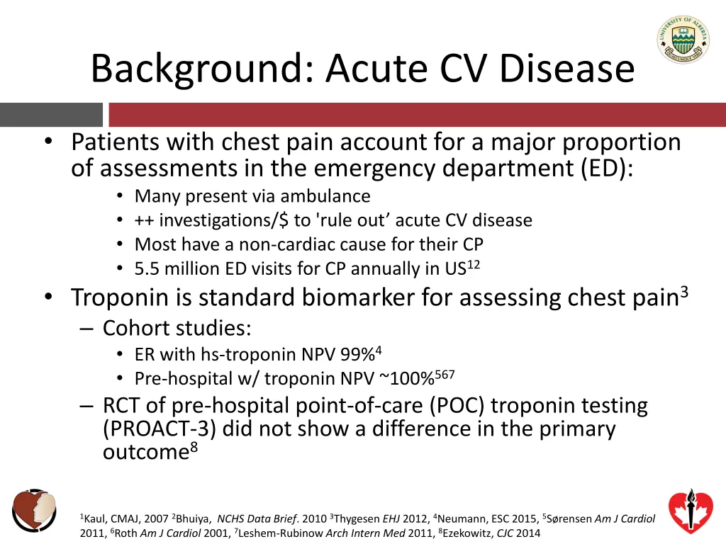 background acute cv disease