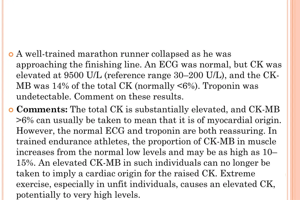 a well trained marathon runner collapsed