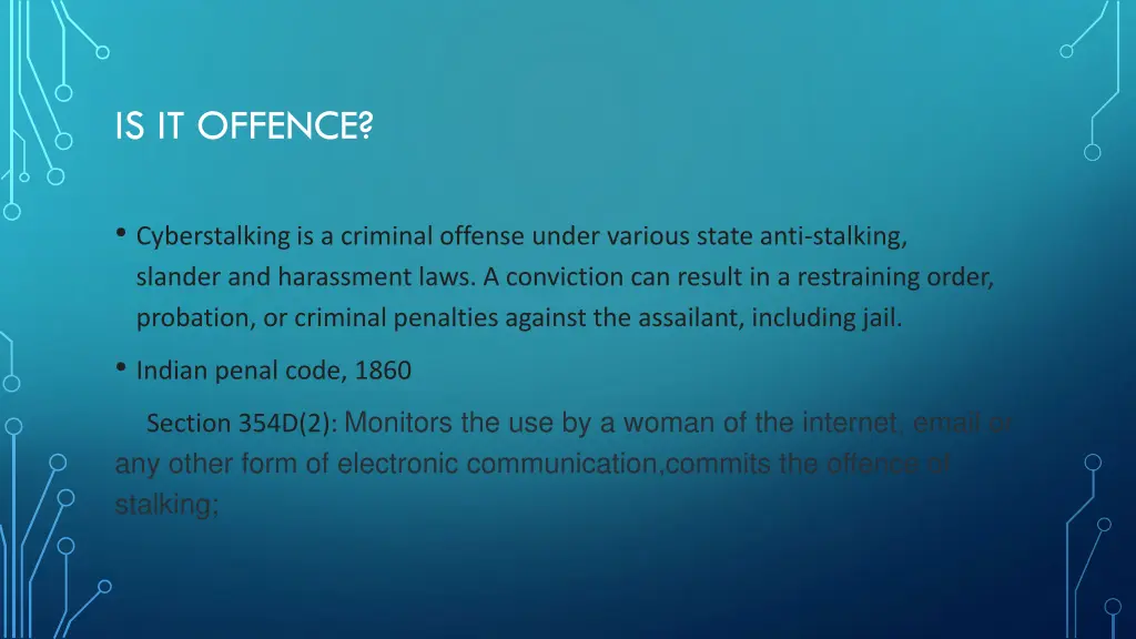 is it offence