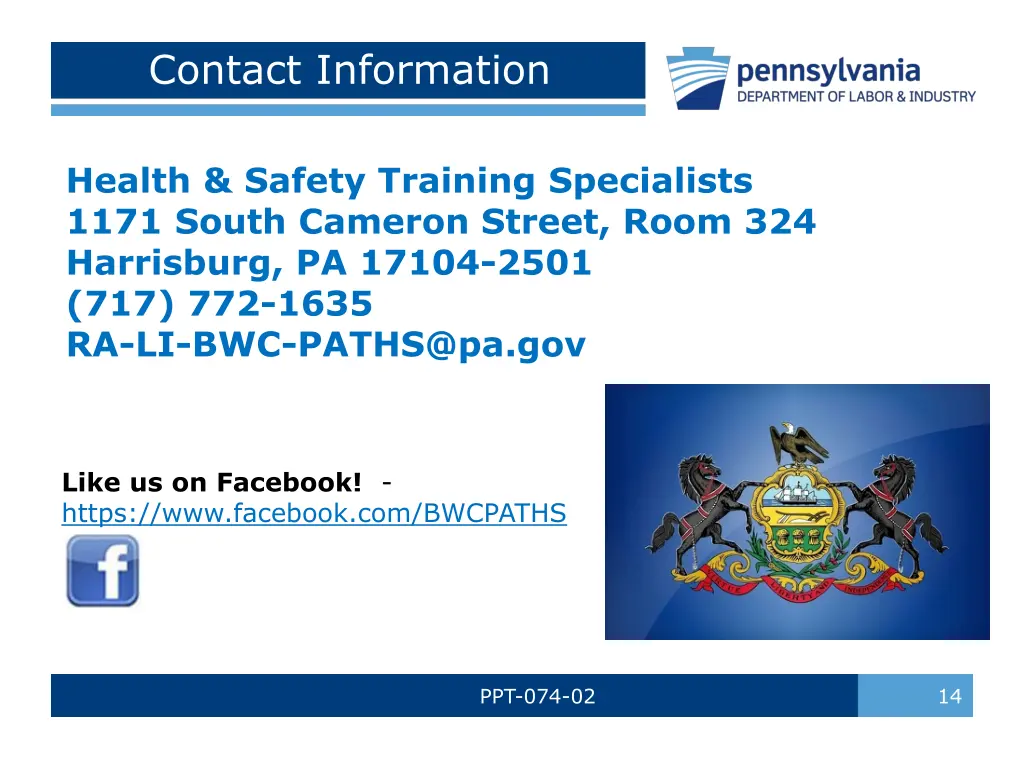 contact information
