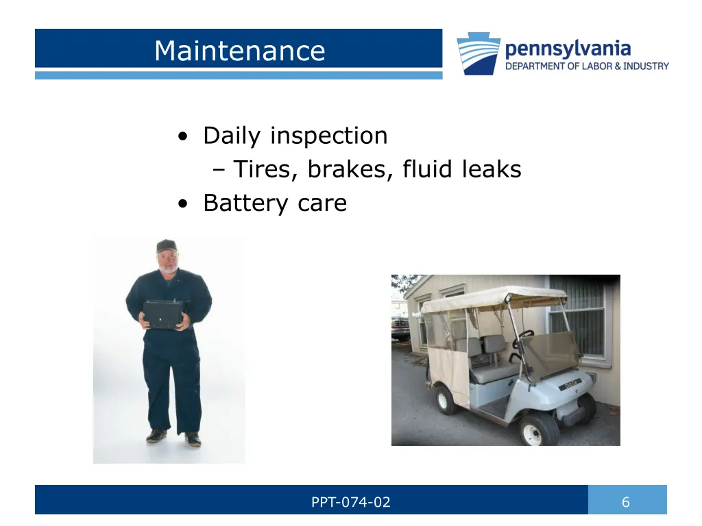 maintenance