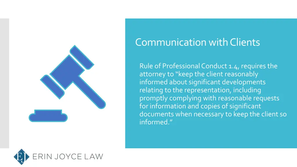communication with clients