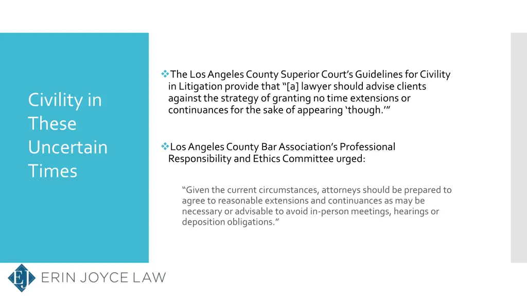 the los angeles county superior court