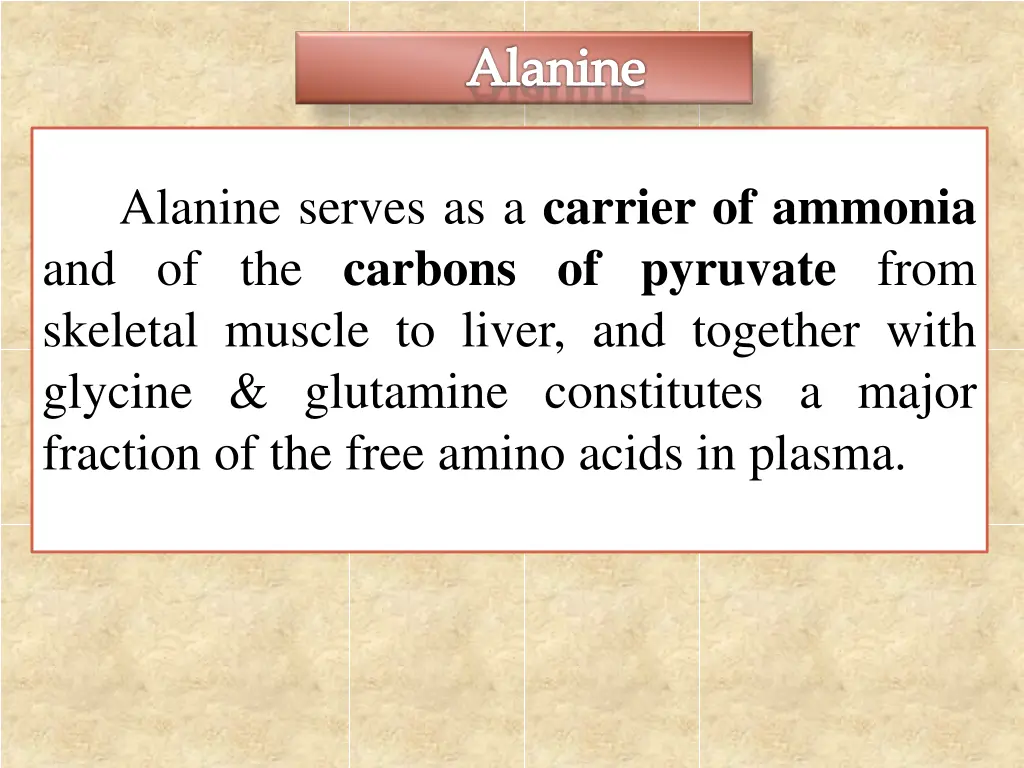 alanine