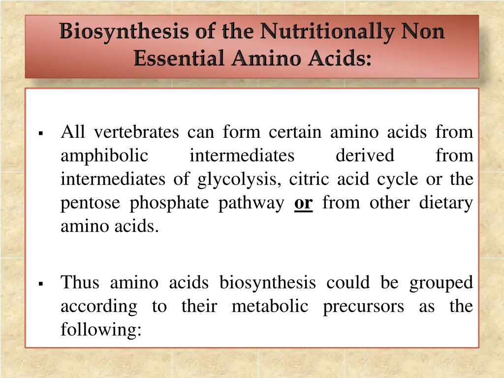 all vertebrates can form certain amino acids from