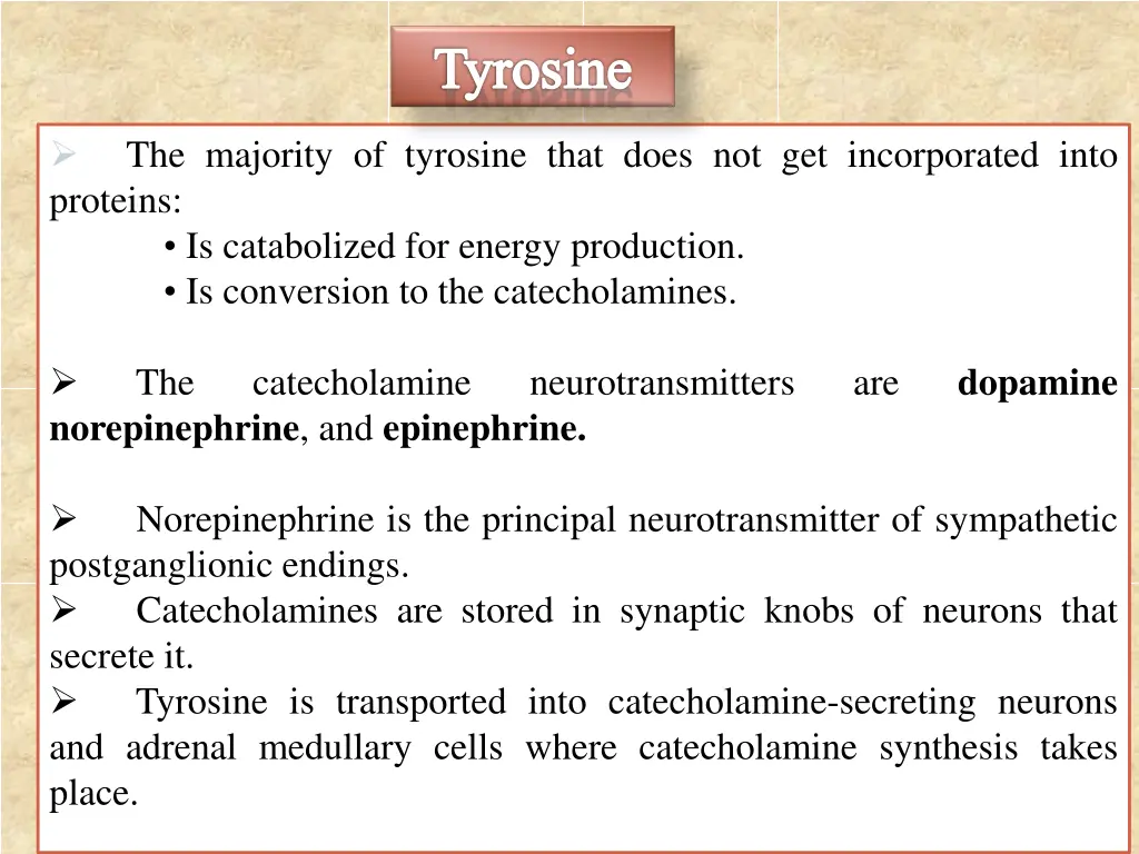 tyrosine