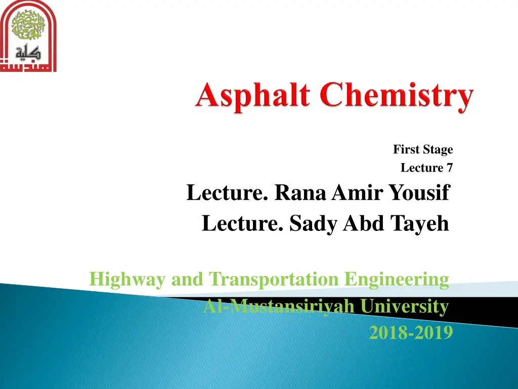 first stage lecture 7