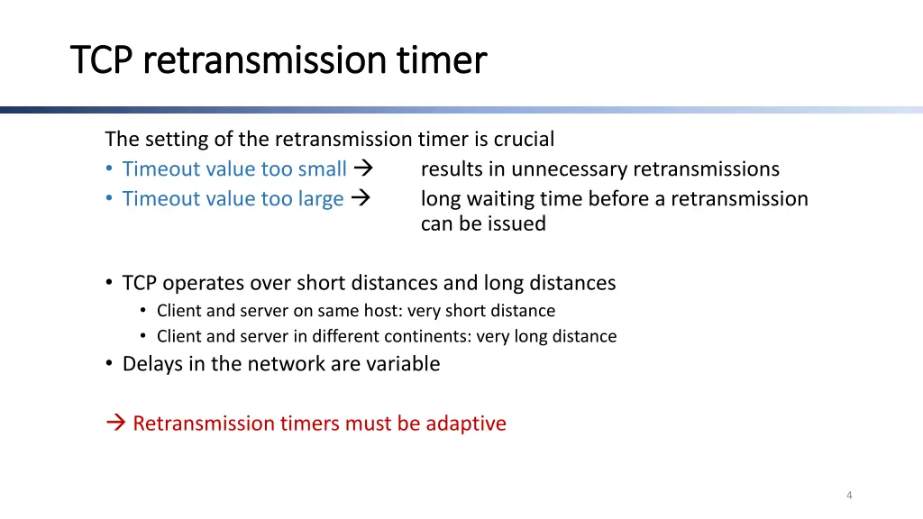 tcp retransmission timer tcp retransmission timer