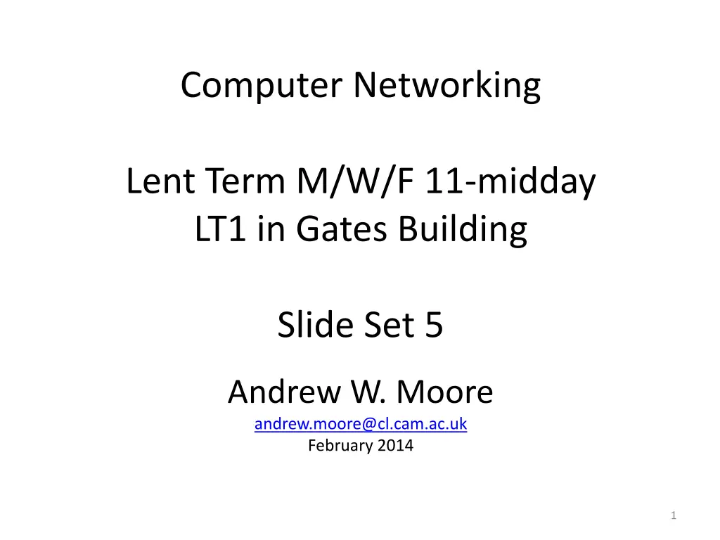 computer networking