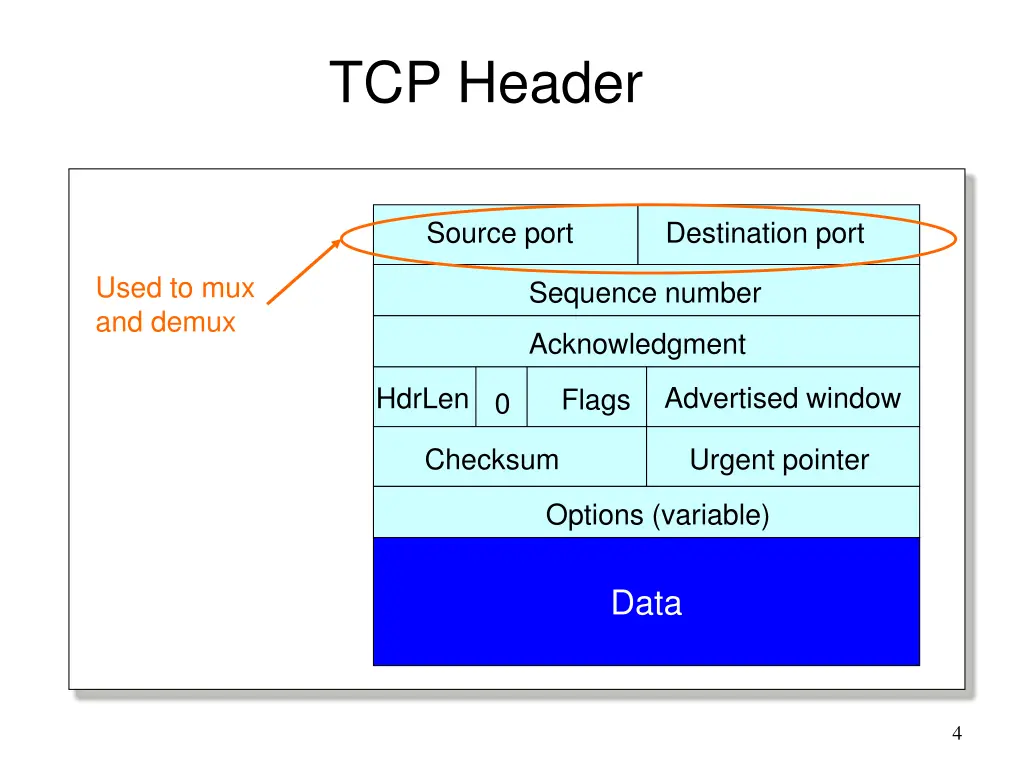 tcp header