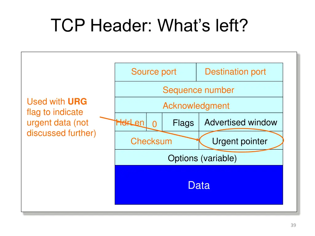 tcp header what s left 1