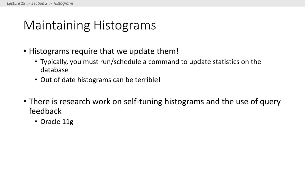 lecture 19 section 2 histograms lecture 9