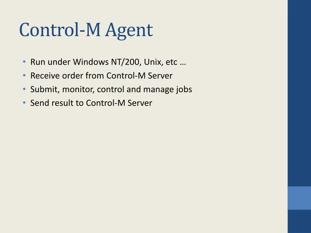control m agent