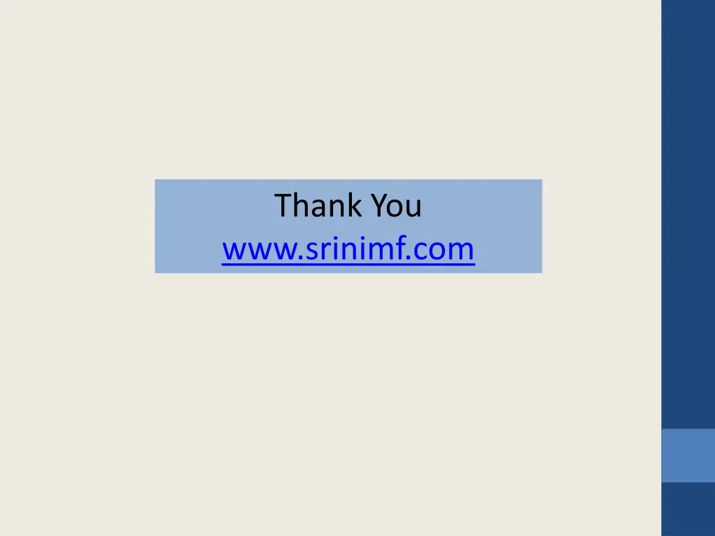 thank you www srinimf com